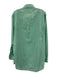 Sid Mashburn Size M Green & White Cotton Gingham Button Up Long Sleeve Shirt Green & White / M