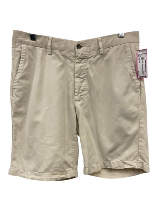 Peter Millar Size 32 Beige Cotton Solid Khaki Men's Shorts Beige / 32