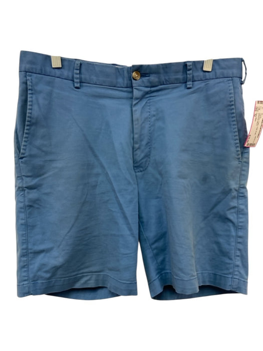 Peter Millar Size 32 Light blue Cotton Solid Khaki Men's Shorts Light blue / 32