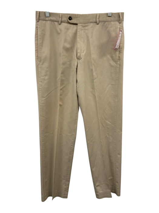 Sid Mashburn Size 32 Beige Cotton Twill Khaki Dress Men's Pants Beige / 32