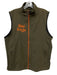 Beretta Size M Green & Orange Synthetic Words Vest Athleisure Men's Jacket Green & Orange / M