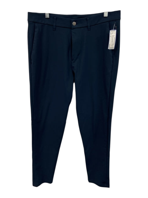 Lululemon Size 34 Navy Blue Synthetic Solid Athletic Khakis Men's Pants Navy Blue / 34