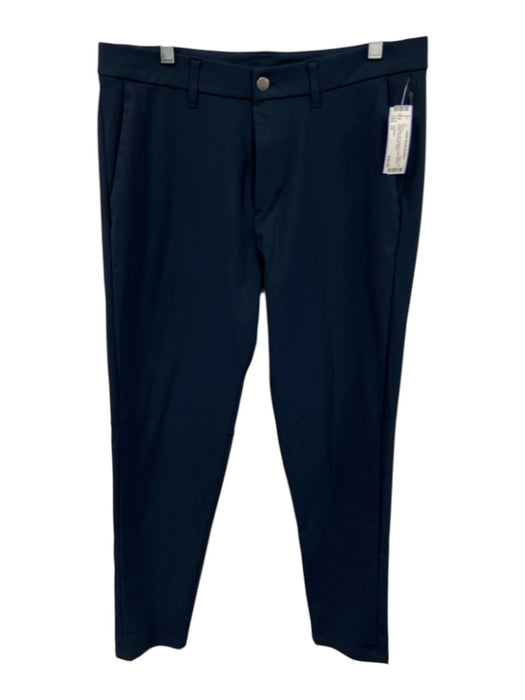 Lululemon Size 34 Navy Blue Synthetic Solid Athletic Khakis Men's Pants Navy Blue / 34