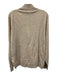 Peter Millar Size L Beige Wool Heathered Quarter Zip Men's Sweater Beige / L