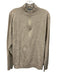 Peter Millar Size L Beige Wool Heathered Quarter Zip Men's Sweater Beige / L