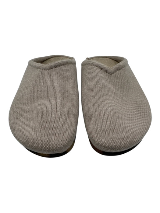 Rothy's Beige Synthetic Clog Mule Flat Flats Beige