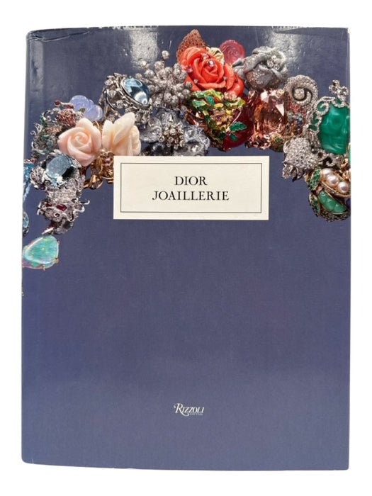 Dior Blue Hard Cover Floral Book Blue