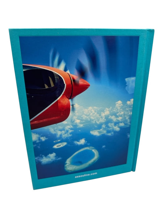 Assouline Turquiose Cloth Hard Cover Book Turquiose