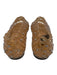 Steve Madden Clear & Beige Rubber Cork Rhinestone Flats Clear & Beige
