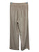 SKIMS Size XS Beige Polyester Velvet Tie Front Elastic Waist Pajama Pant Set Beige / XS