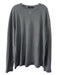 Zegna Like New Size XL Gray Cotton Blend Solid Crew Men's Sweater XL