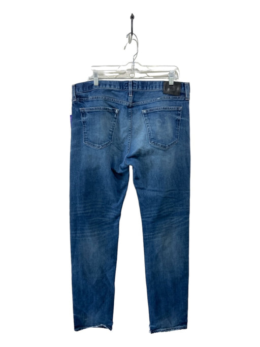 S.M.N. DENIM Size 38 Medium Light Wash Cotton Solid Jean Men's Pants 38