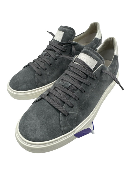 Brunello Cucinelli Shoe Size 44 Gray & White Suede Solid Sneaker Men's Shoes 44