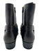 Saint Laurent Shoe Size 44.5 NWT Dark Brown Leather Solid Boot Men's Shoes 44.5