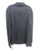 Zegna Size XL Dark Gray Cotton Blend Solid Polo Men's Long Sleeve Shirt XL