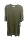 Brunello Cucinelli Size Est XXL Green Cotton Blend Solid T shirt Short Sleeve Est XXL