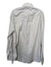 Brunello Cucinelli Size XXL Gray & White Cotton Striped Men's Long Sleeve Shirt XXL