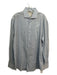 Brunello Cucinelli NWT Size XXL Light blue Cotton Solid Men's Long Sleeve Shirt XXL