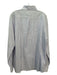 Brunello Cucinelli Size XXL Purple & White Cotton Striped Long Sleeve Shirt XXL