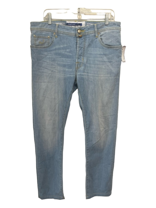 Jacob Cohen Size 36 Light Wash Cotton Blend Solid Jean Men's Pants 36