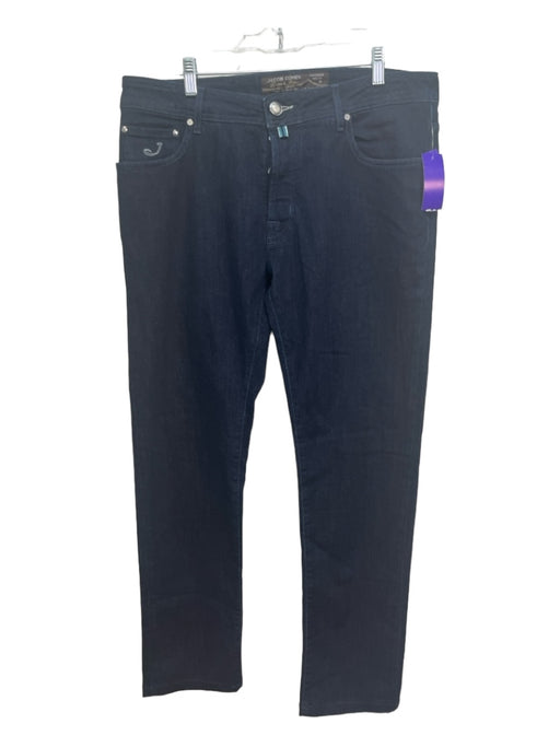 Jacob Cohen Size 36 Dark Wash Cotton Blend Solid Jean Men's Pants 36