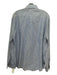 Brunello Cucinelli Size XXL Light blue Cotton Blend Solid Long Sleeve Shirt XXL