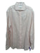 Brunello Cucinelli NWT Size XXL Pink & White Linen Blend Men's Long Sleeve Shirt XXL