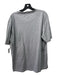 Canali Size 56 Gray Cotton Blend Solid T shirt Crew Men's Short Sleeve 56