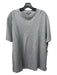 Canali Size 56 Gray Cotton Blend Solid T shirt Crew Men's Short Sleeve 56