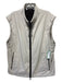 Zegna Size 56 Beige & Brown Synthetic Solid Vest Men's Jacket 56