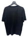 Canali Size 56 Black Cotton Blend Solid T shirt Crew Men's Short Sleeve 56