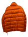 Herno Size 56 Orange Synthetic Puffer Zip Up Men's Jacket 56