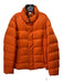 Herno Size 56 Orange Synthetic Puffer Zip Up Men's Jacket 56