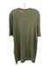 Brunello Cucinelli Size XXL Olive Cotton Blend Solid T shirt Crew Short Sleeve XXL