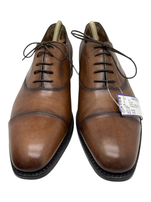 Berluti Shoe Size 8.5 Brown Leather Solid Dress Men's Shoes Brown / 8.5