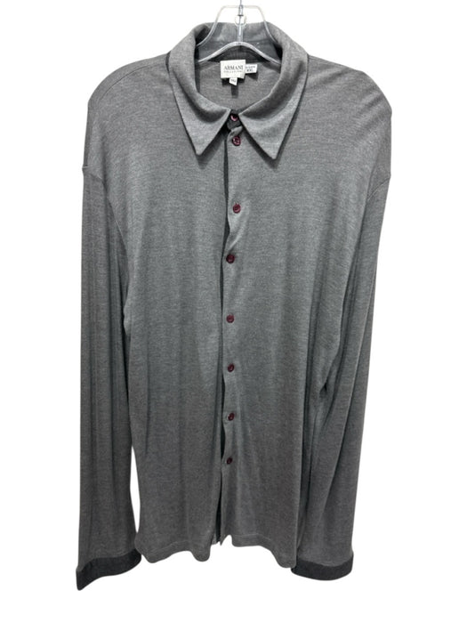 Robert Graham Size L White Cotton Blend Solid Button Up Men's Short Sleeve White / L