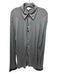 Robert Graham Size L White Cotton Blend Solid Button Up Men's Short Sleeve White / L