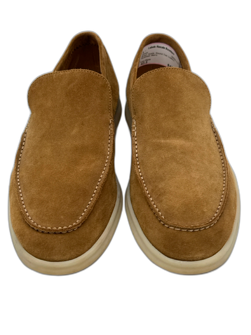 Loro Piana Shoe Size 43.5 Brown Suede Round Toe Loafers Men's Shoes Brown / 43.5