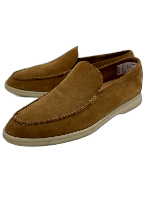 Loro Piana Shoe Size 43.5 Brown Suede Round Toe Loafers Men's Shoes Brown / 43.5