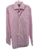 Sid Mashburn Size 15.5 Pink & White Cotton Striped Button Up Long Sleeve Shirt Pink & White / 15.5