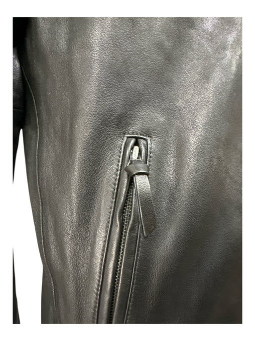 Polo NWT Size S Black Leather Solid Men's Jacket Black / S