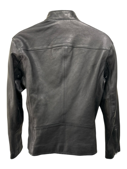 Polo NWT Size S Black Leather Solid Men's Jacket Black / S