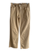 Oat Size 26 Yellow Cotton Blend Drawstring Waist Zip Up Wide Leg 5 Pocket Jeans Yellow / 26
