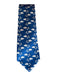 Hermes Blue, Brown & Cream Silk Animal Print Men's Ties Blue, Brown & Cream