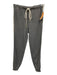 Varley Size XS Gray Polyester & Viscose Jogger Waffle Knit 1/2 Zip Crop Pant Set Gray / XS