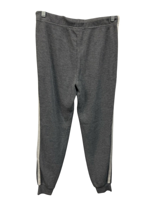 Varley Size XS Gray Polyester & Viscose Jogger Waffle Knit 1/2 Zip Crop Pant Set Gray / XS