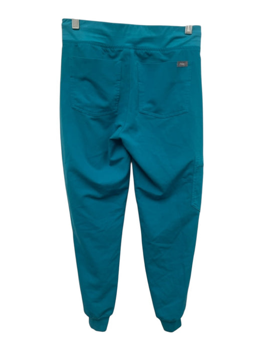 Figs Size XXS Blue Green Polyester Blend Sleeveless Scrubs Jogger Pants Set Blue Green / XXS