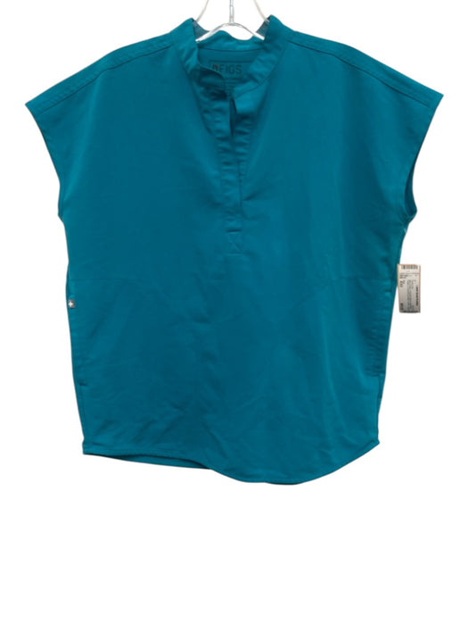 Figs Size XXS Blue Green Polyester Blend Sleeveless Scrubs Jogger Pants Set Blue Green / XXS