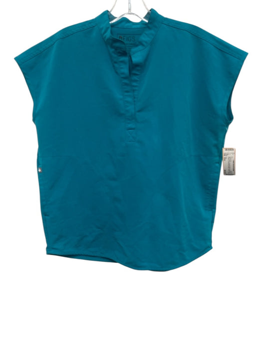 Figs Size XXS Blue Green Polyester Blend Sleeveless Scrubs Jogger Pants Set Blue Green / XXS
