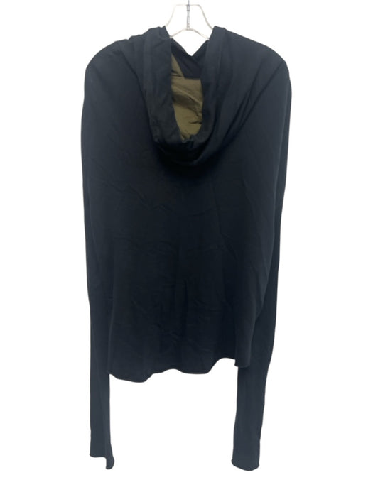 Y-3 Size XS Black Cotton Hood Long Sleeve Kangaroo Pocket Hoodie Sweater Black / XS